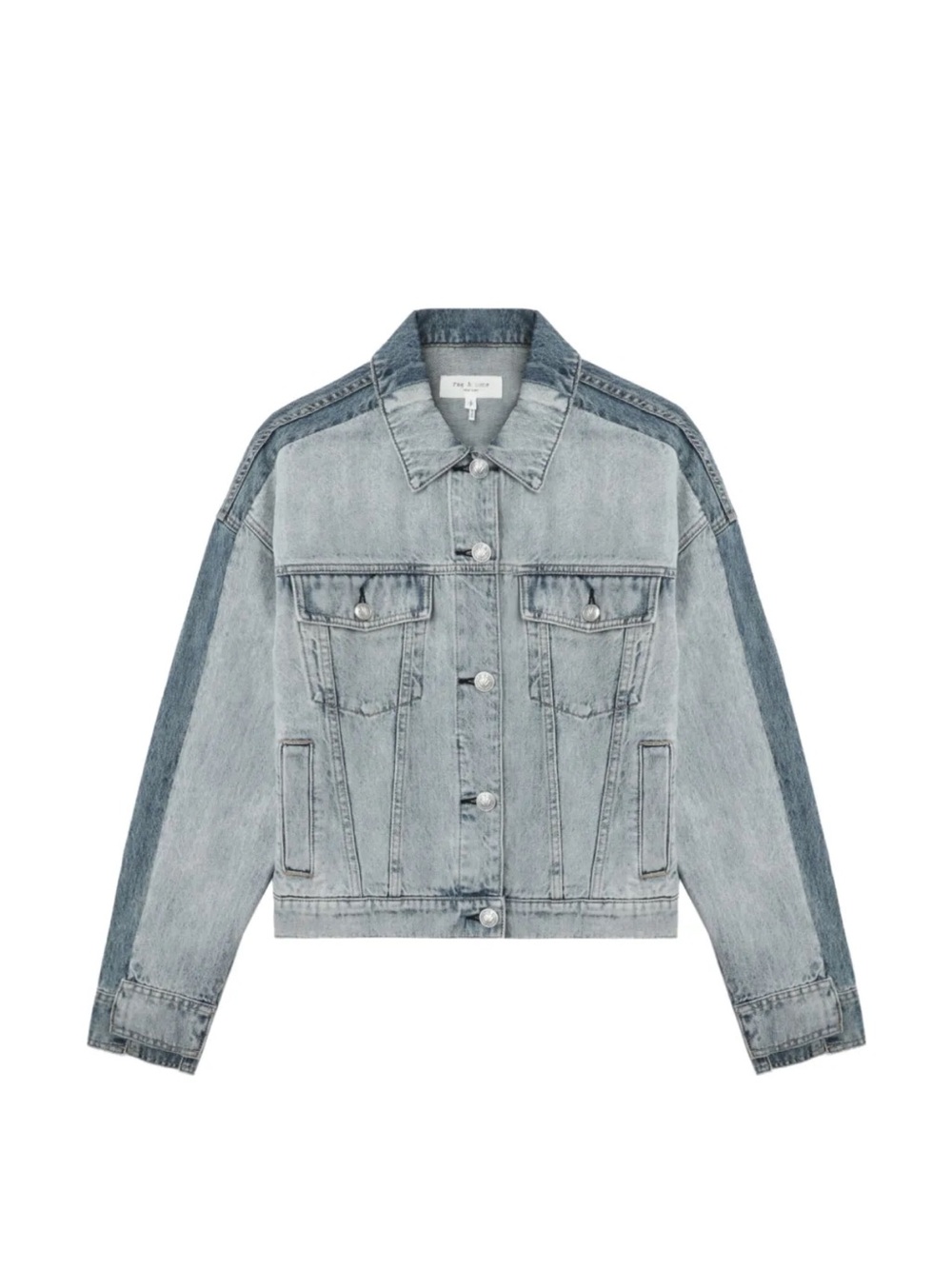 Rag & Bone York Spliced Denim Jacket